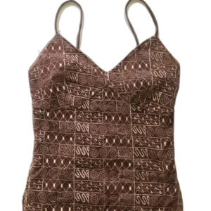 [Fiona Beckett for Tooke] Rust Print Cami Top Sz: S